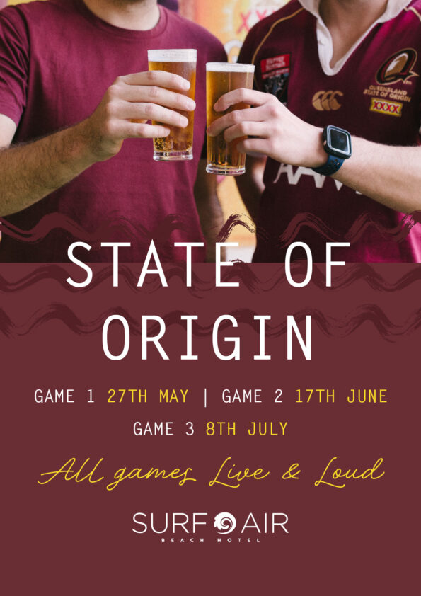 State of Origin at Surfair Hotel